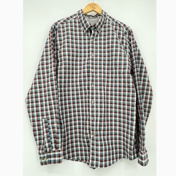 Eddie Bauer Travex Classic Fit Button Down Shirt, Men's LT, Business Office - Picture 1 of 11